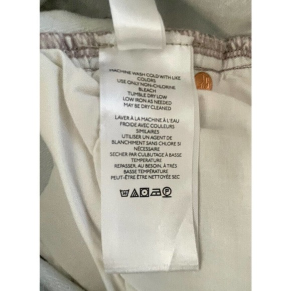 We The Free Women's Size 30 Frank Dad Jeans Icy Blue High Wasted Straight Cotton - Picture 11 of 12